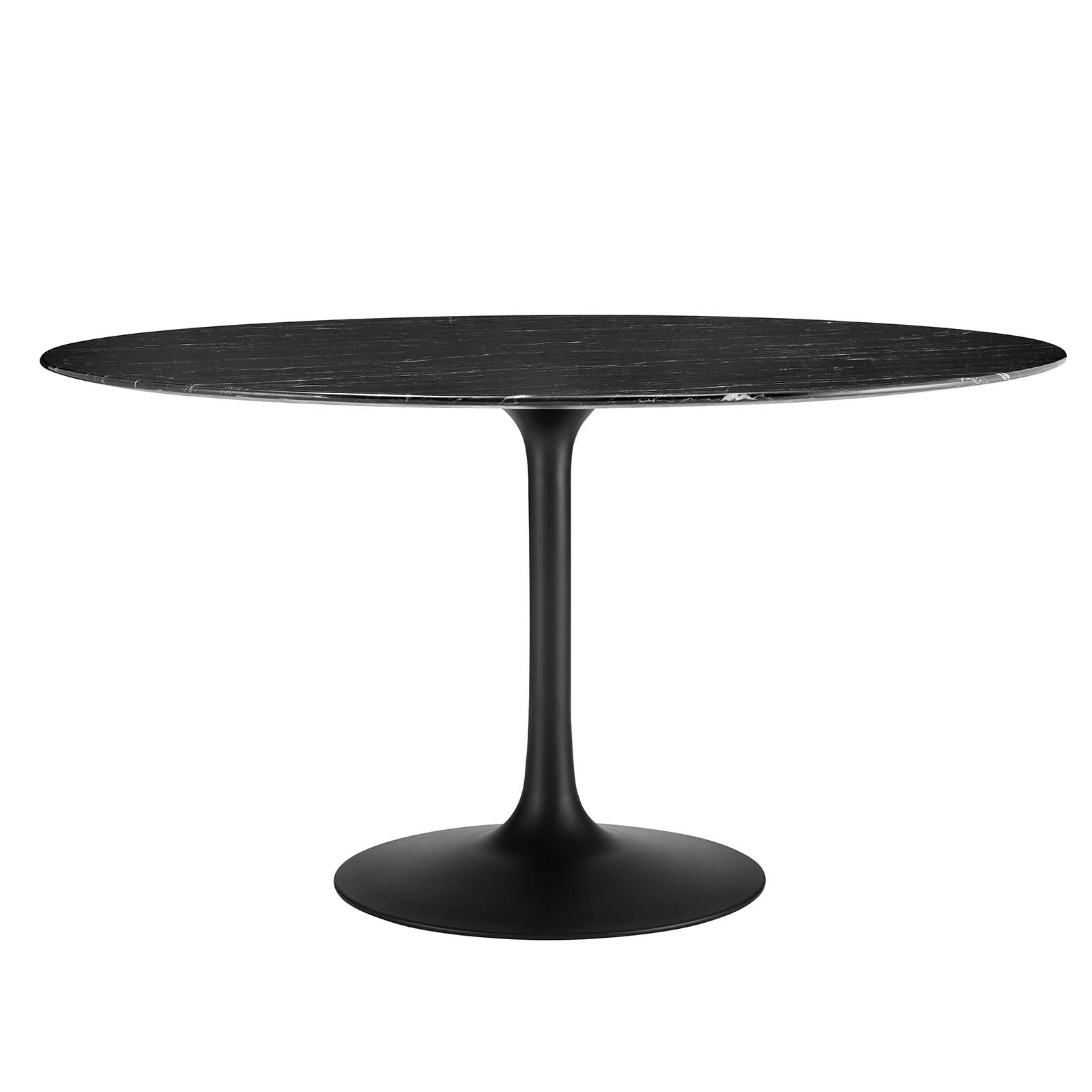Modway Lippa Dining Table, 54", Black Black